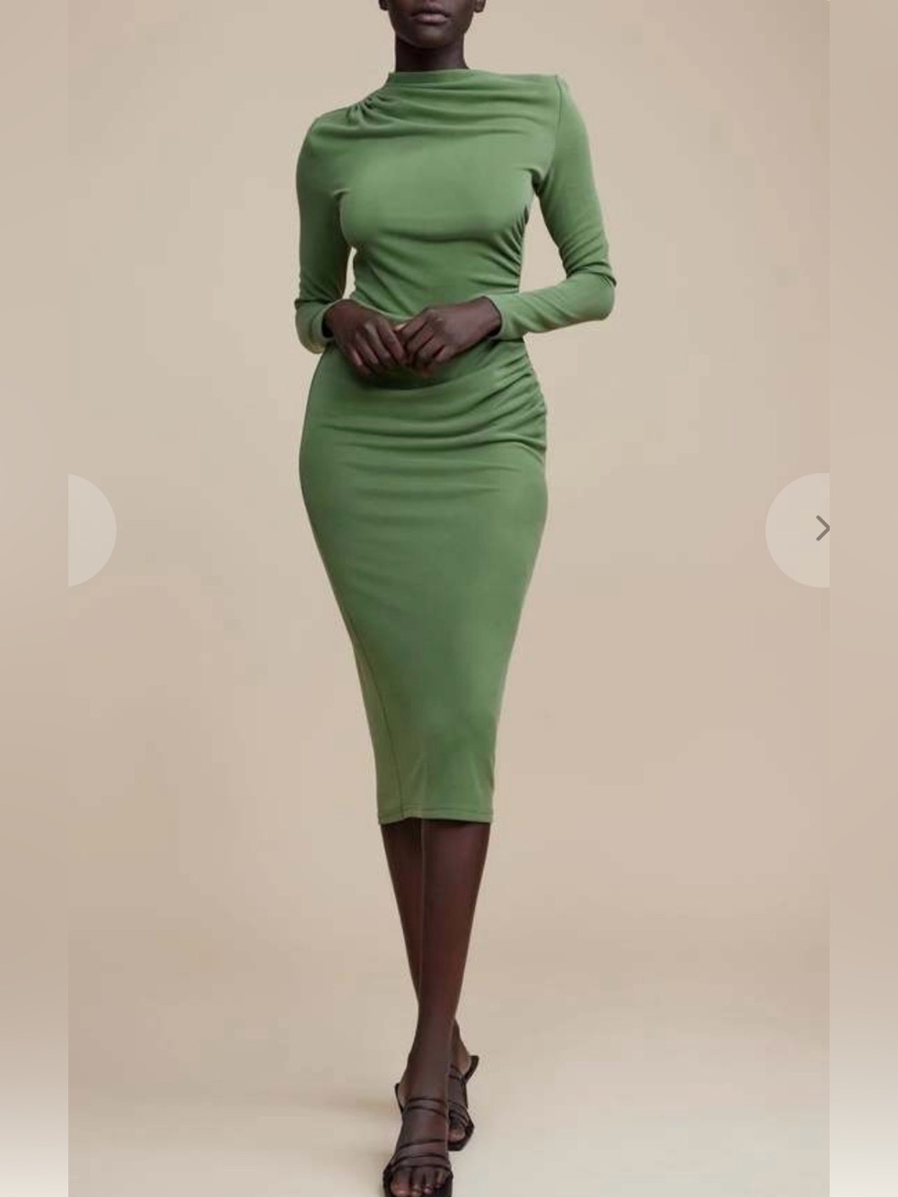 Acler Waverly Dress Pine Green Size 10